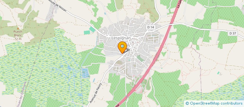 localisation de l'entreprise C.A.P FONCIER  VALRAS-PLAGE