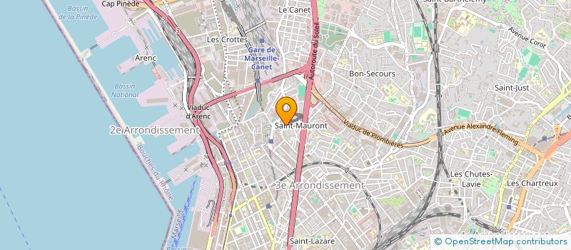 localisation de l'entreprise C A P I M A à MARSEILLE