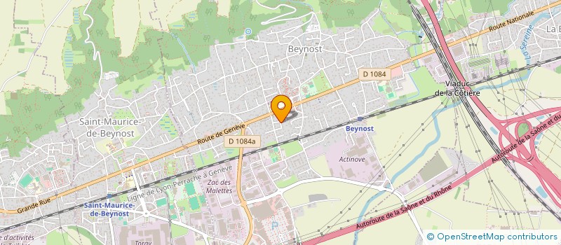 localisation de l'entreprise C.A.P IMMOBILIERE DE LA POPONATE à BEYNOST
