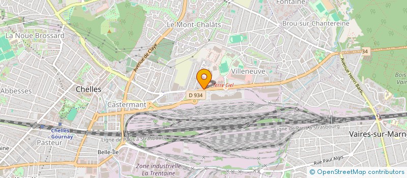 localisation de l'entreprise C A P J  CHELLES