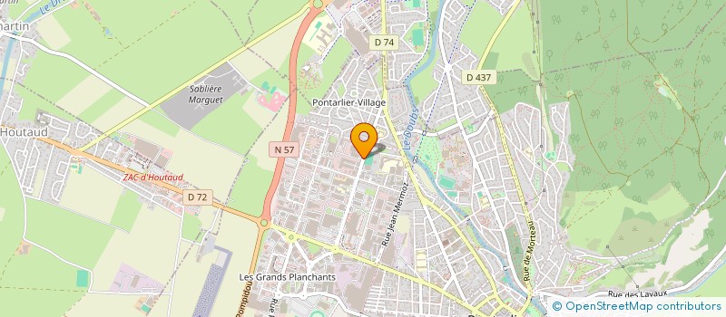 localisation de l'entreprise C.A.P.O  PONTARLIER