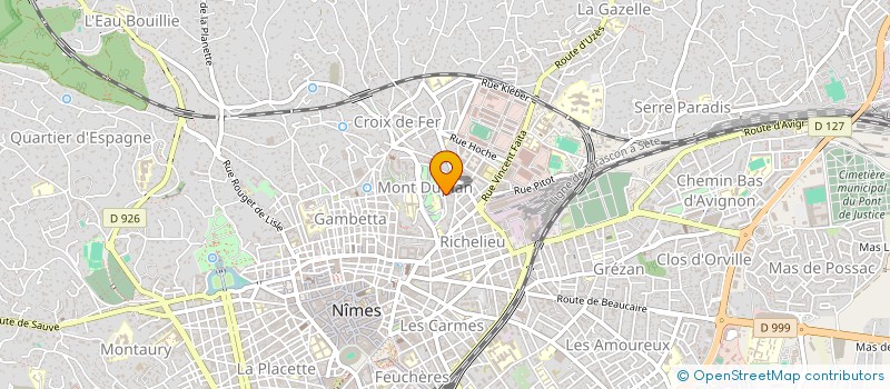 localisation de l'entreprise C.A.P.S.U.R. INGENIERIE  NIMES