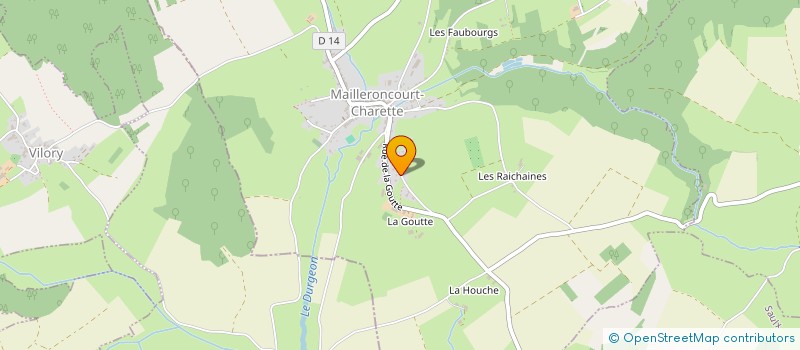 localisation de l'entreprise C A PART'  MAILLERONCOURT-CHARETTE