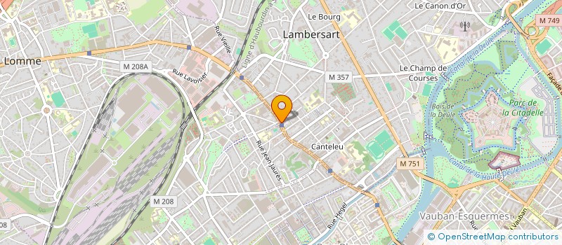 localisation de l'entreprise C.A PERMIS à LAMBERSART