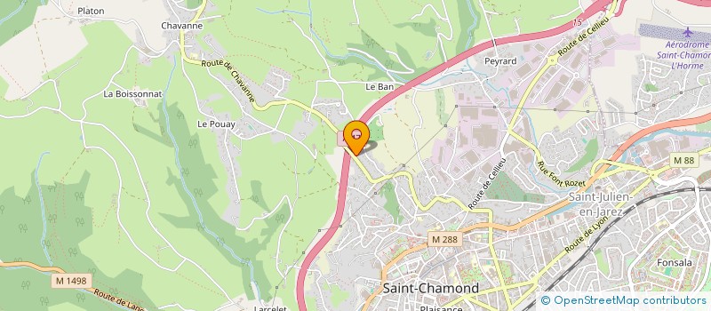 localisation de l'entreprise C.A.R. à SAINT-CHAMOND