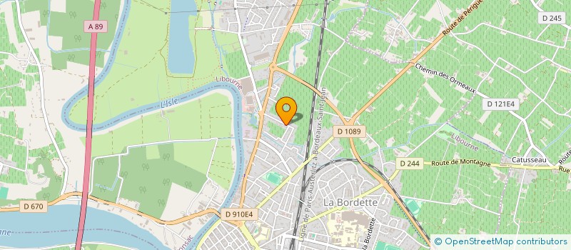 localisation de l'entreprise C.A.R. à LIBOURNE