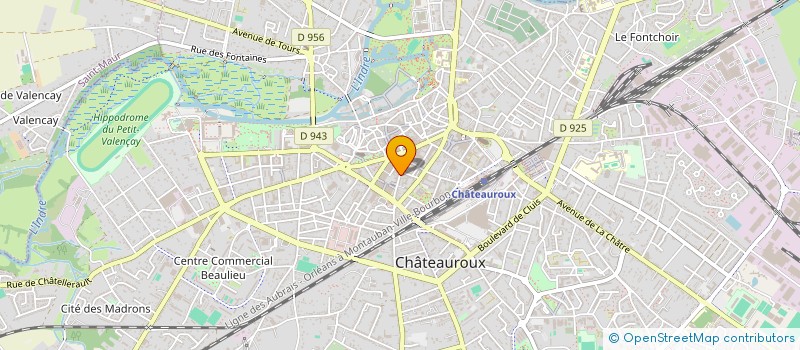 localisation de l'entreprise C.A.R. à CHATEAUROUX