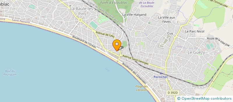 localisation de l'entreprise C A R E à LA BAULE-ESCOUBLAC