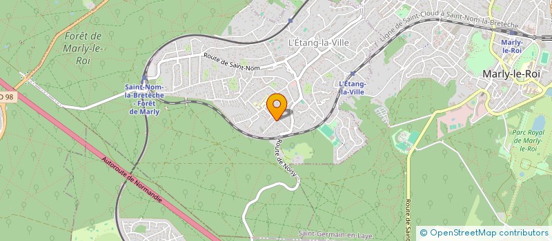 localisation de l'entreprise C.A.R.E. EFFICIENCE  L'ETANG-LA-VILLE