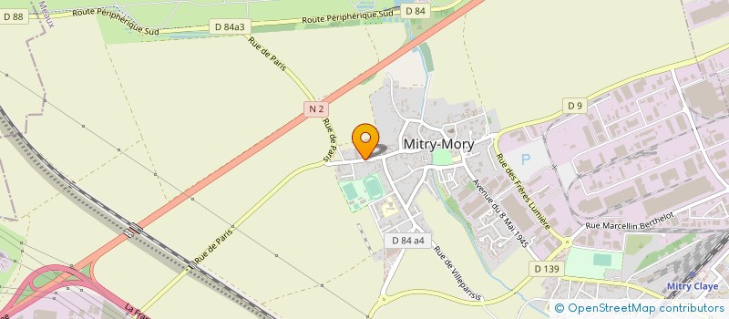 localisation de l'entreprise C.A.R. INDUSTRIE à MITRY-MORY