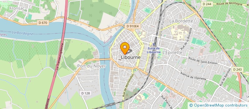 localisation de l'entreprise C A R P A LIBOURNE à LIBOURNE