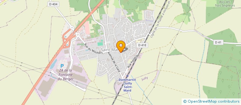 localisation de l'entreprise C.A.R.R.E.A.U.  SAINT-MARD