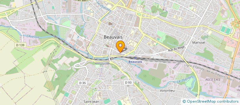 localisation de l'entreprise C.A.R.S. FORMATION  BEAUVAIS