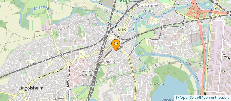 localisation de l'entreprise C.A.R.T.I.E.R. à STRASBOURG