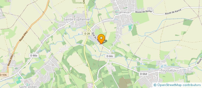 localisation de l'entreprise C&A RENOV  SAINTE-EUPHEMIE