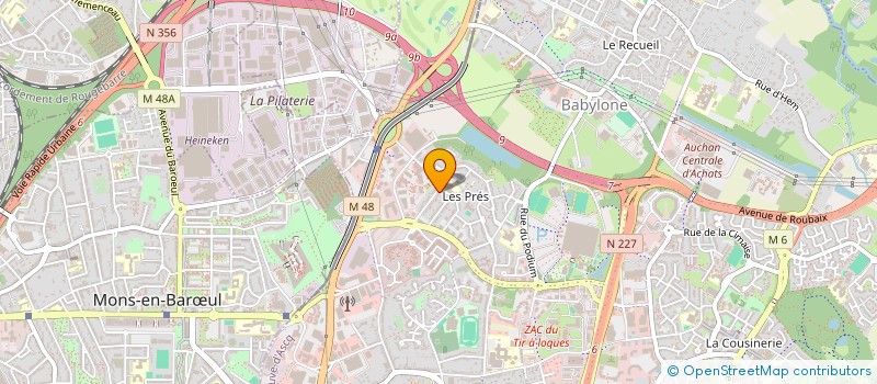 localisation de l'entreprise C.A. RENOVE  VILLENEUVE-D'ASCQ