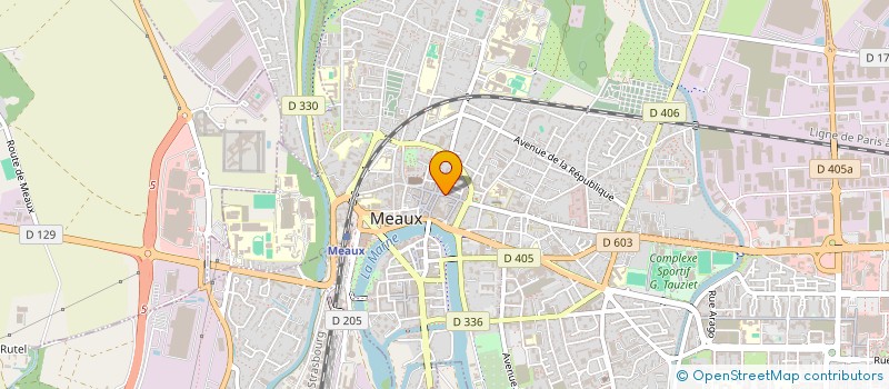 localisation de l'entreprise C .A. S.  MEAUX