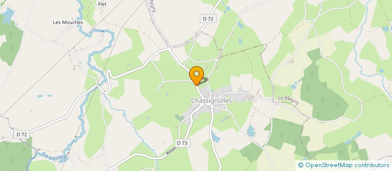 localisation de l'entreprise C.A.S à CHATEAUROUX