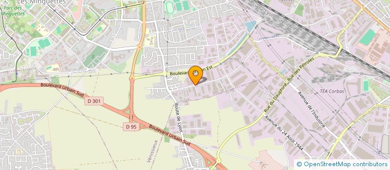 localisation de l'entreprise C.A.S.  VENISSIEUX