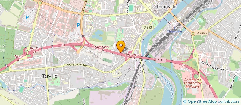 localisation de l'entreprise C.A.S. IMMO à THIONVILLE
