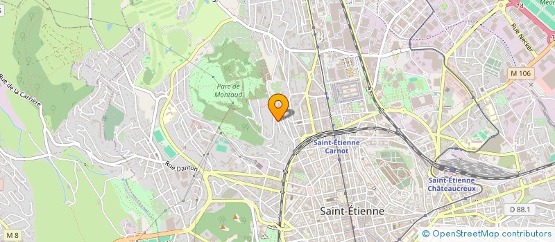 localisation de l'entreprise C.A.S. INDUSTRIELLE  SAINT-ETIENNE