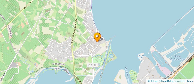 localisation de l'entreprise C.A.S MARSEILLAN  MARSEILLAN