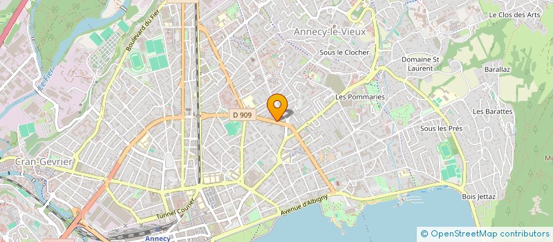 localisation de l'entreprise C.A.S. NEUF RENOVATION à ANNECY