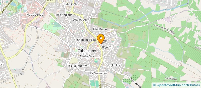 localisation de l'entreprise C.A.S. PROTECTION  CABESTANY