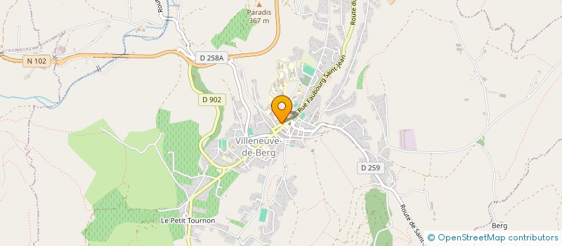 localisation de l'entreprise C.A.S.S.I. & CO à VILLENEUVE-DE-BERG