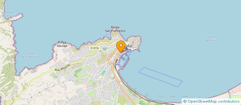 localisation de l'entreprise C A SARL à CALVI