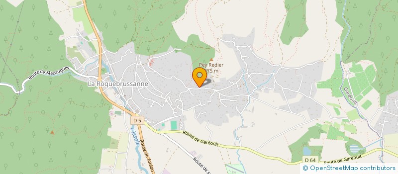 localisation de l'entreprise C&A SAS  LA ROQUEBRUSSANNE