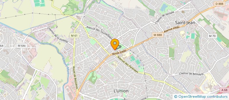 localisation de l'entreprise C.A SOLUTIONS à L'UNION