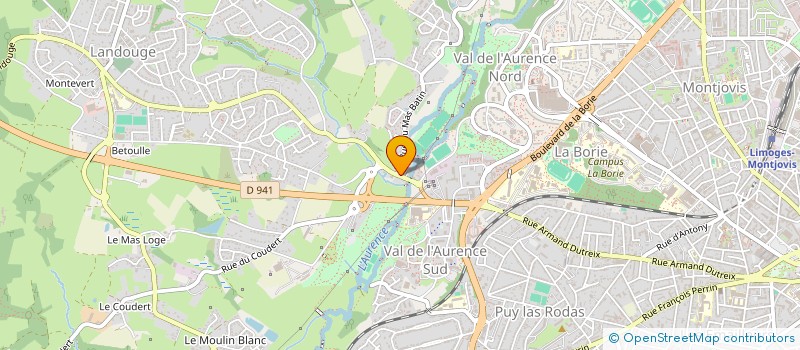localisation de l'entreprise C&A STORE à LIMOGES