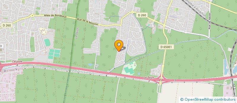 localisation de l'entreprise C/A SURFING  LE TEICH