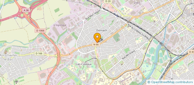 localisation de l'entreprise C.A.T à MULHOUSE