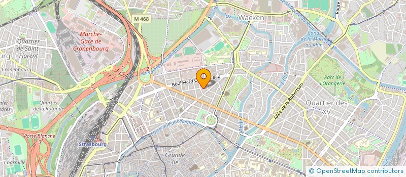 localisation de l'entreprise C.A.T.I CIE AFFAIRES TRANSACT INTERNAT à STRASBOURG