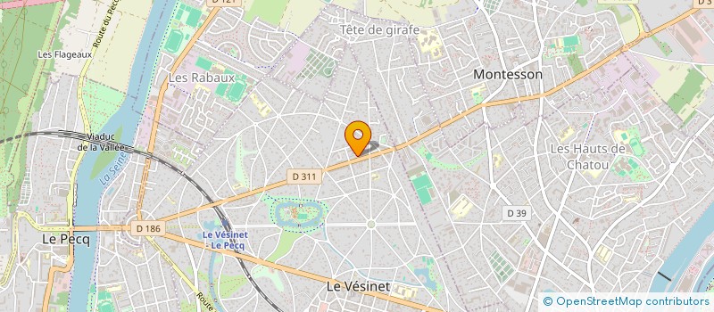 localisation de l'entreprise C.A.T. PARTNERS  LE VESINET