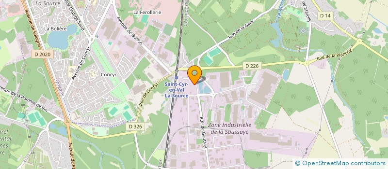 localisation de l'entreprise C.A.T. PRO à SAINT-CYR-EN-VAL