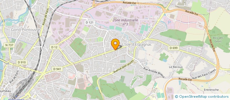localisation de l'entreprise C.A.TRANS à L'ISLE-D'ESPAGNAC