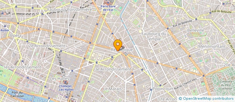 localisation de l'entreprise C&A TRANSPORT à PARIS
