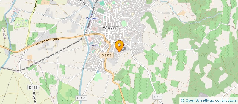 localisation de l'entreprise C.A.V. à VAUVERT