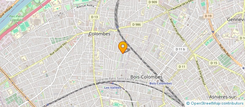 localisation de l'entreprise C A V I C LOCATION DROITS 76 à COLOMBES
