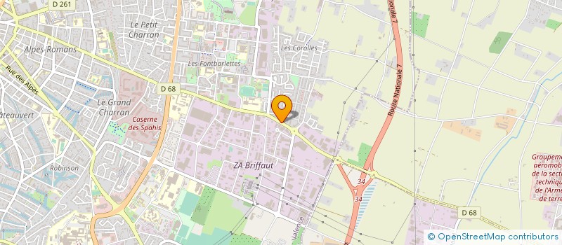 localisation de l'entreprise C.A. VALENCE à VALENCE