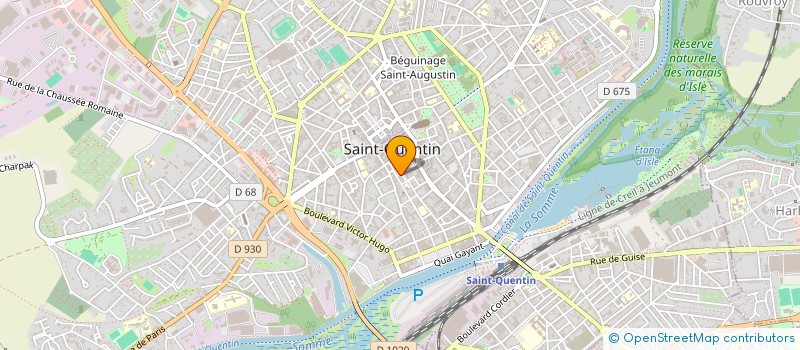 localisation de l'entreprise C.ACTUS à SAINT-QUENTIN