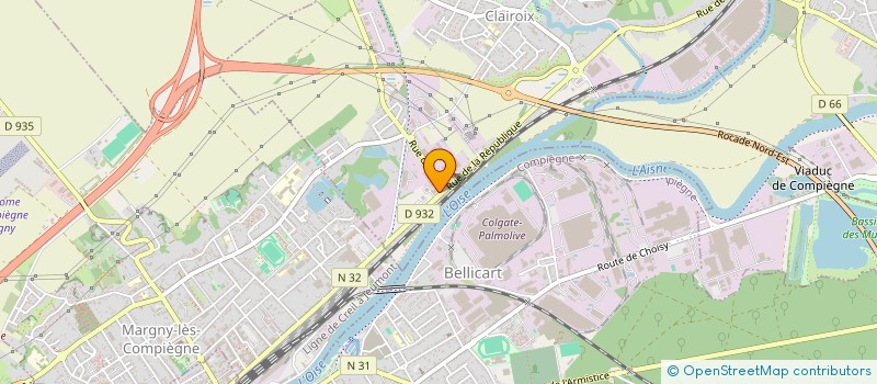 localisation de l'entreprise C+ AMENAGEMENT  CLAIROIX