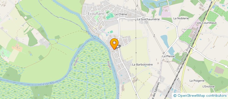 localisation de l'entreprise C AND C  ANGERS