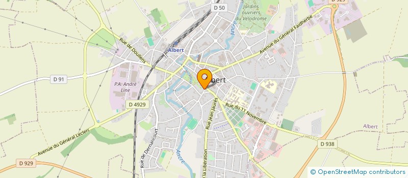 localisation de l'entreprise C AND CO ALBERT  ALBERT