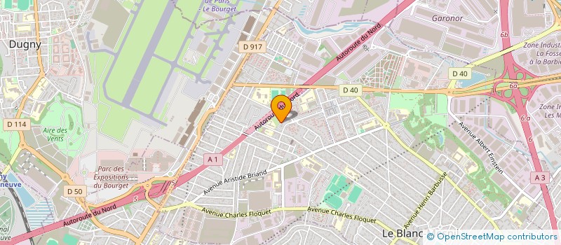 localisation de l'entreprise C.AND.T.HANDS CREATION à LE BLANC-MESNIL
