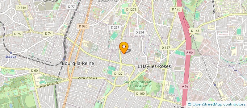 localisation de l'entreprise C.APPRENTISSAGES  L'HAY-LES-ROSES