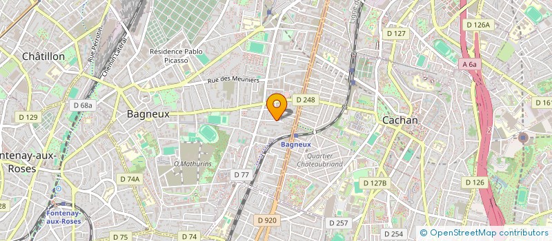 localisation de l'entreprise C-ARTISAN  BAGNEUX